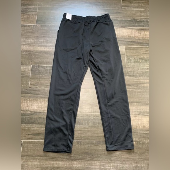 NEW Nike Therma Men's Small Therma-FIT Open Hem Fitness Pants - Black/White - Picture 5 of 10